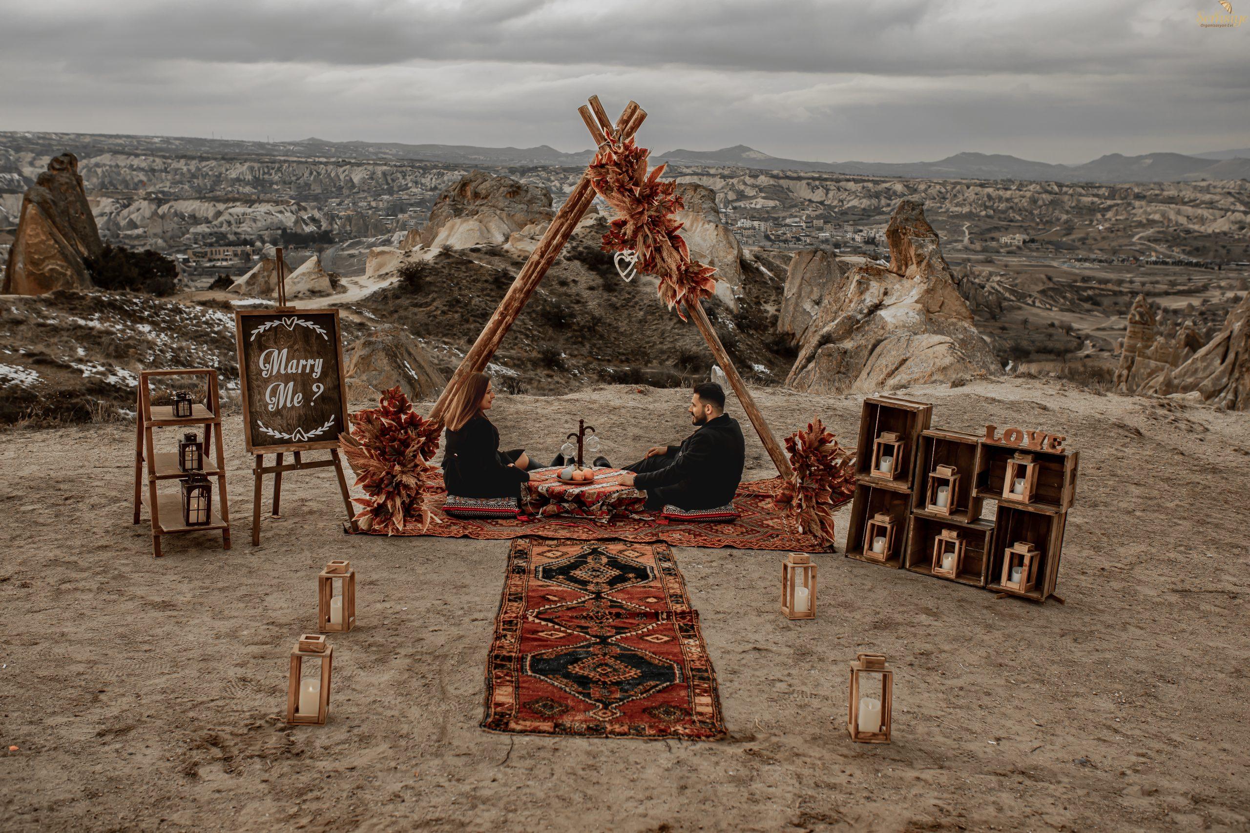 Nostaljik 7 Kapadokya Evlilik Teklifi