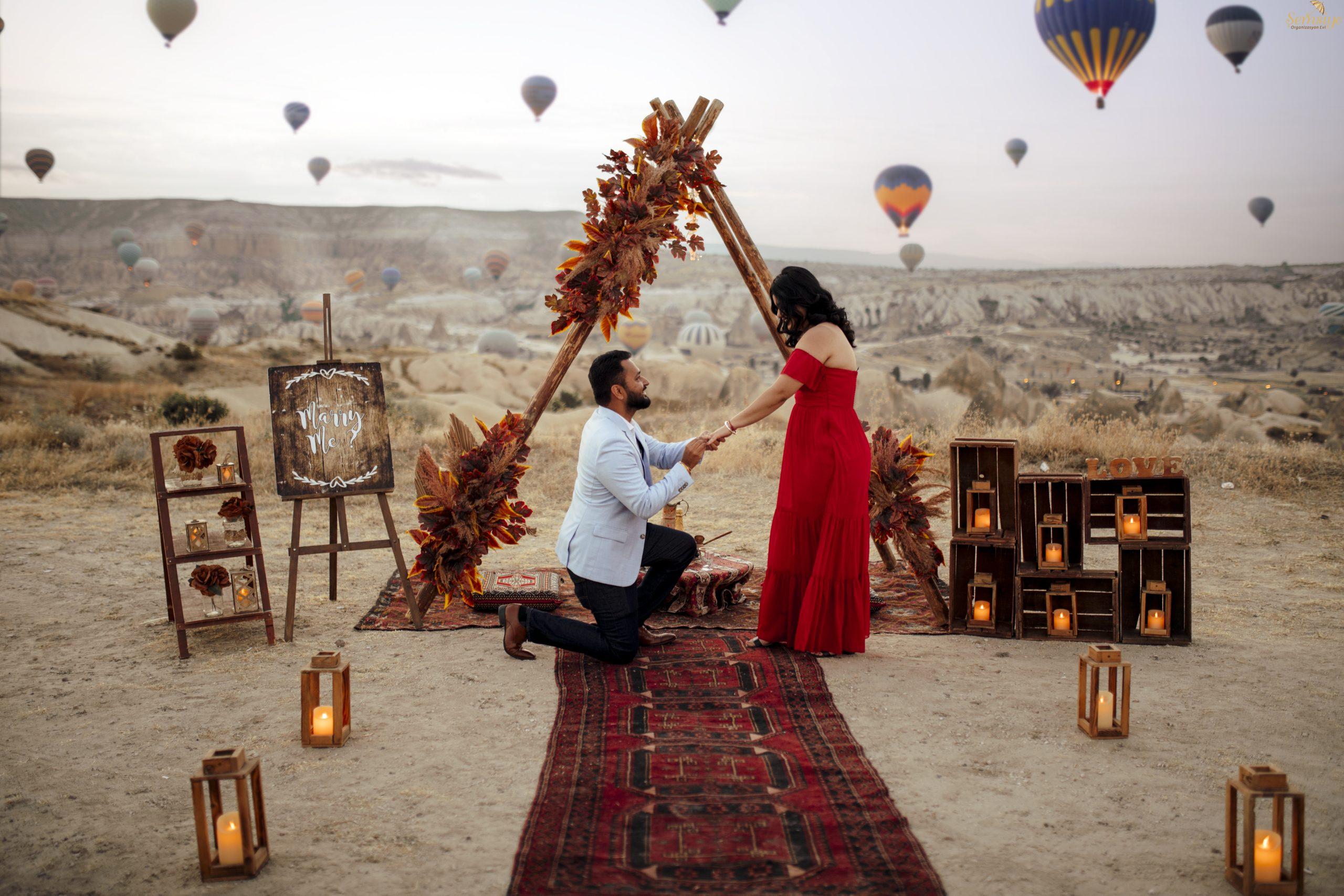 Nostaljik 1 Kapadokya Evlilik Teklifi