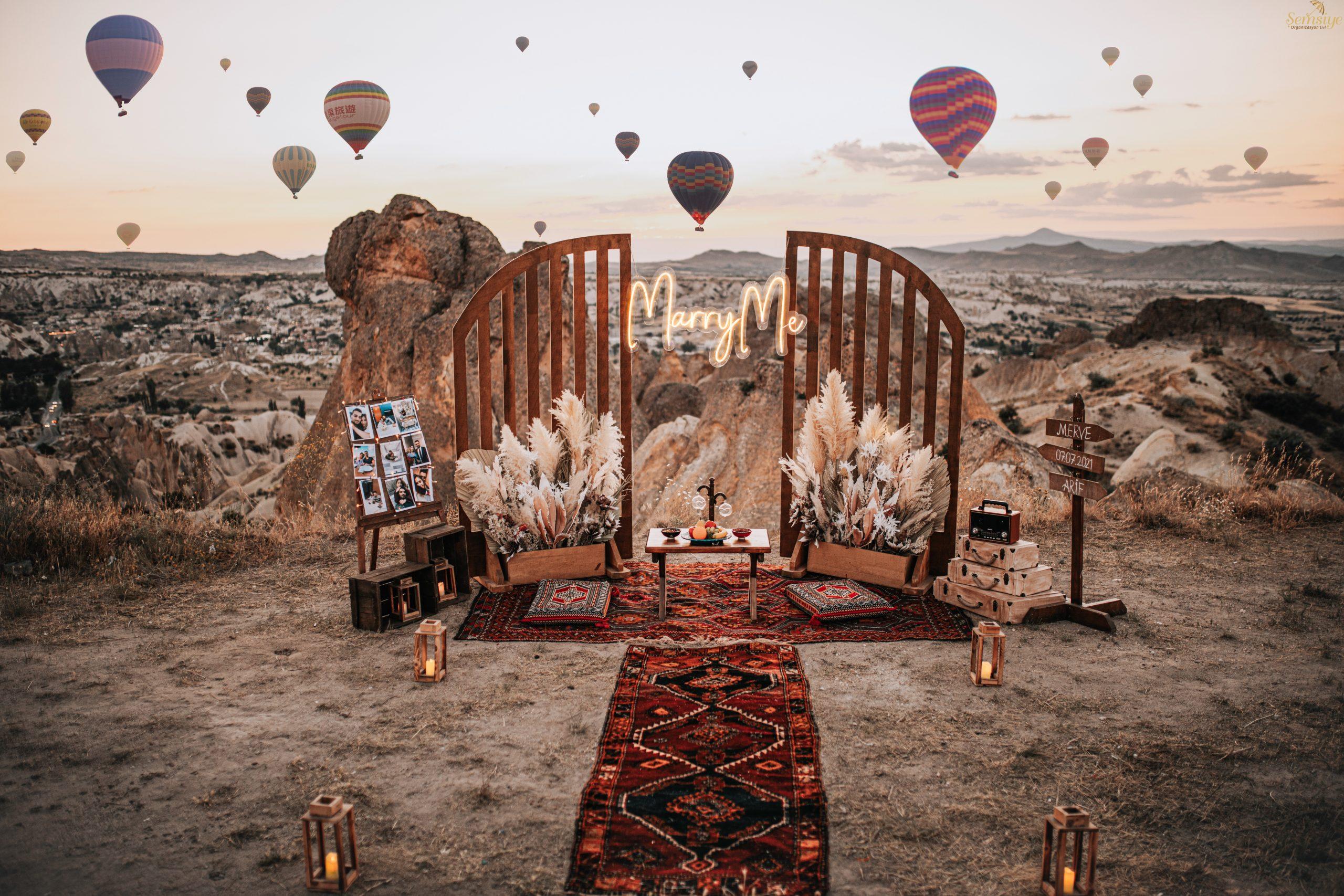 Melek 1 Kapadokya Evlilik Teklifi