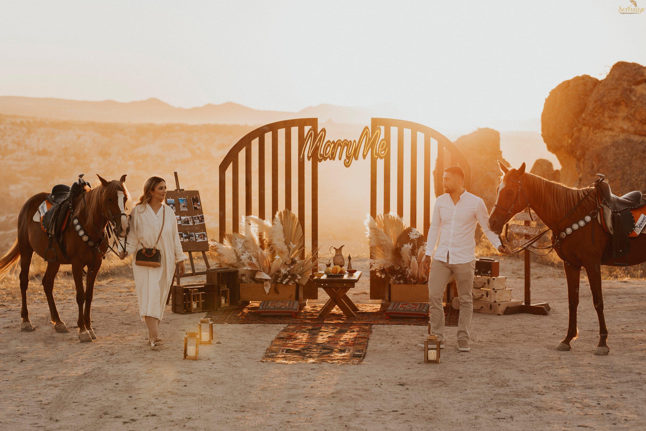 Melek 8 Kapadokya Evlilik Teklifi